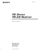 Sony STR-D760Z - Owners Manual 